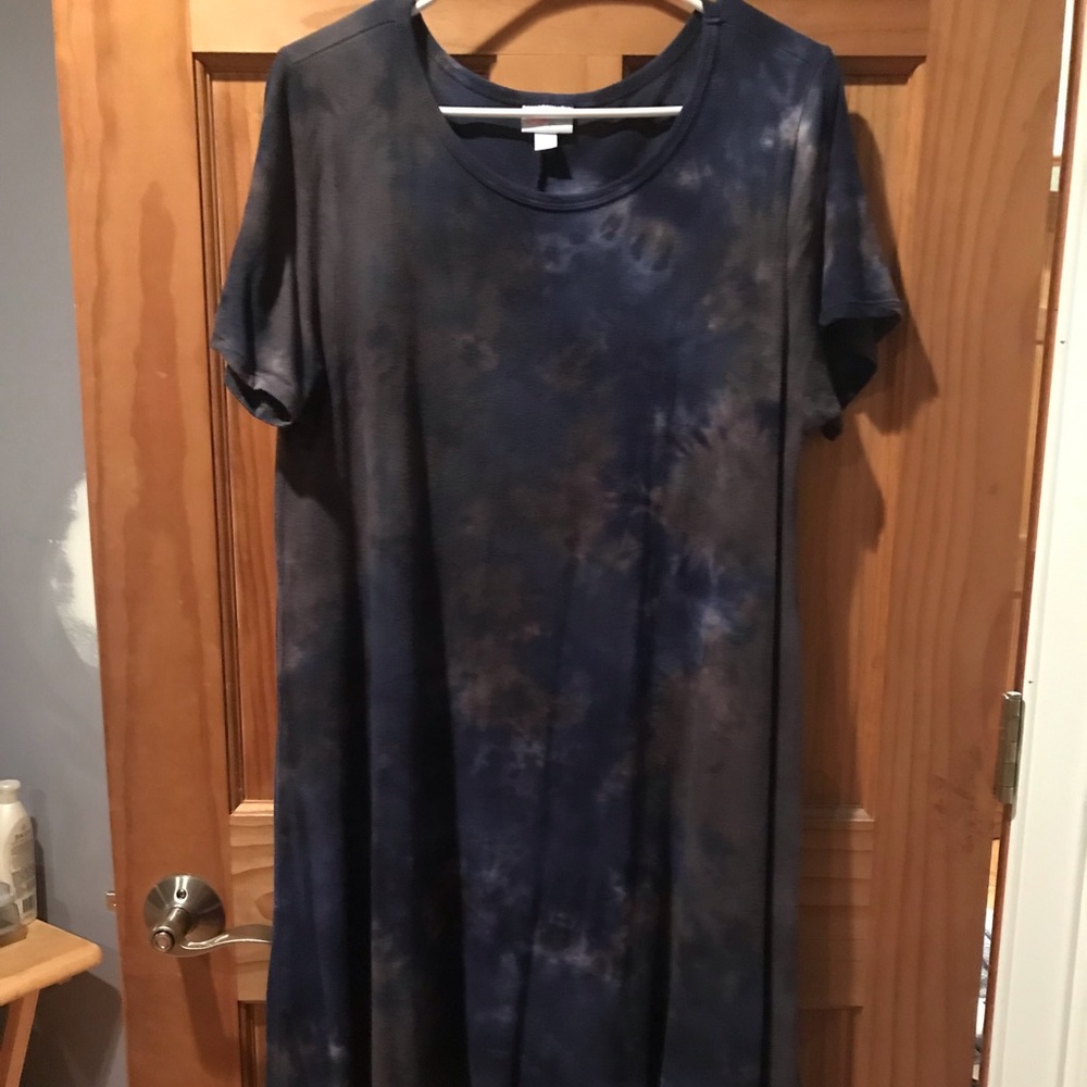 LulaRoe Carly Tie-Dye Dress
